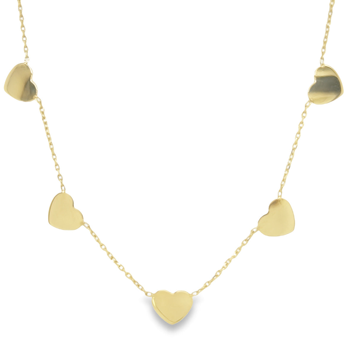 Heart station necklace sale