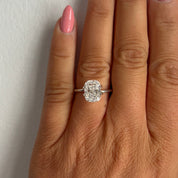 Lab Cushion Modified 3.08 ct E VVS2