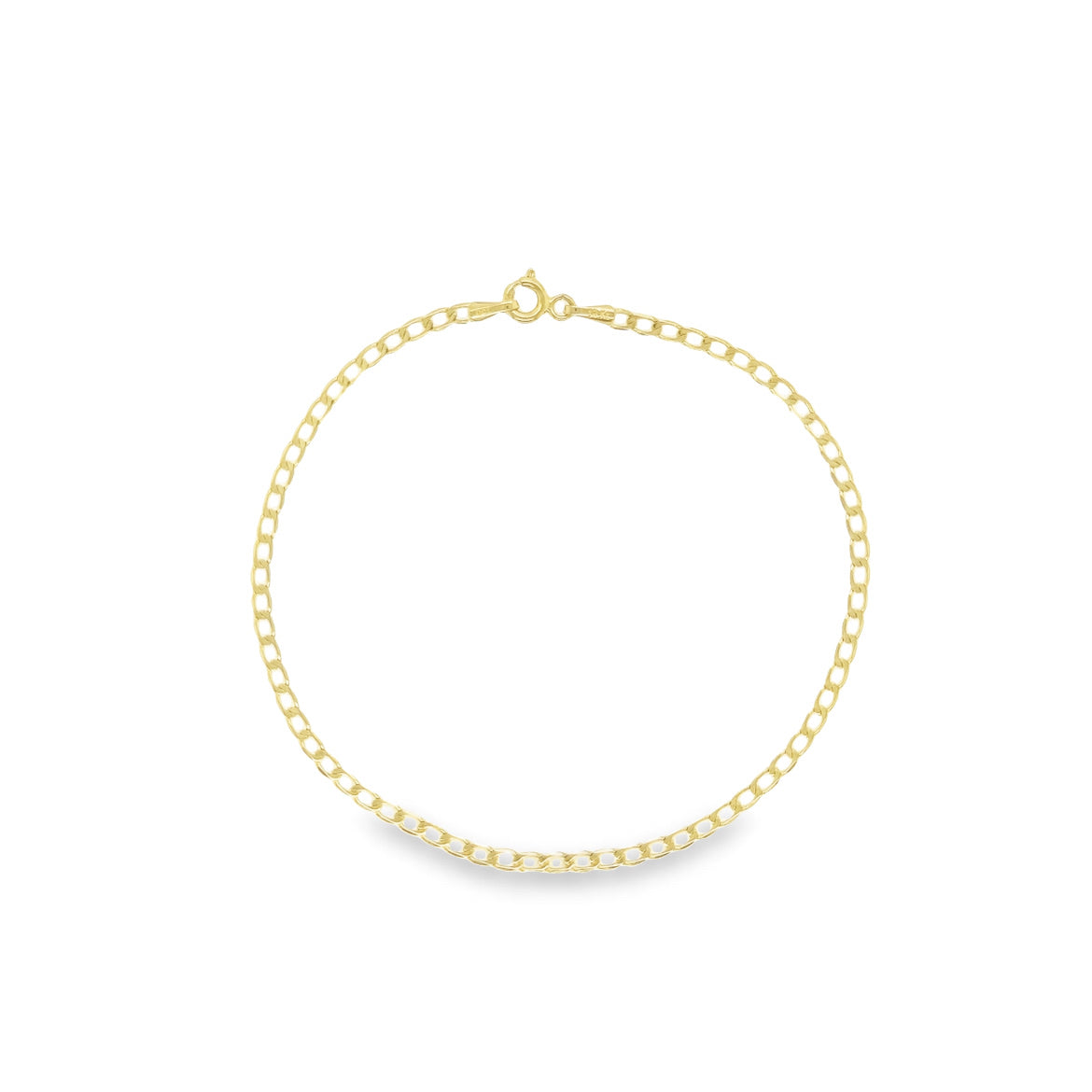 Flat Cubano Chain Bracelet