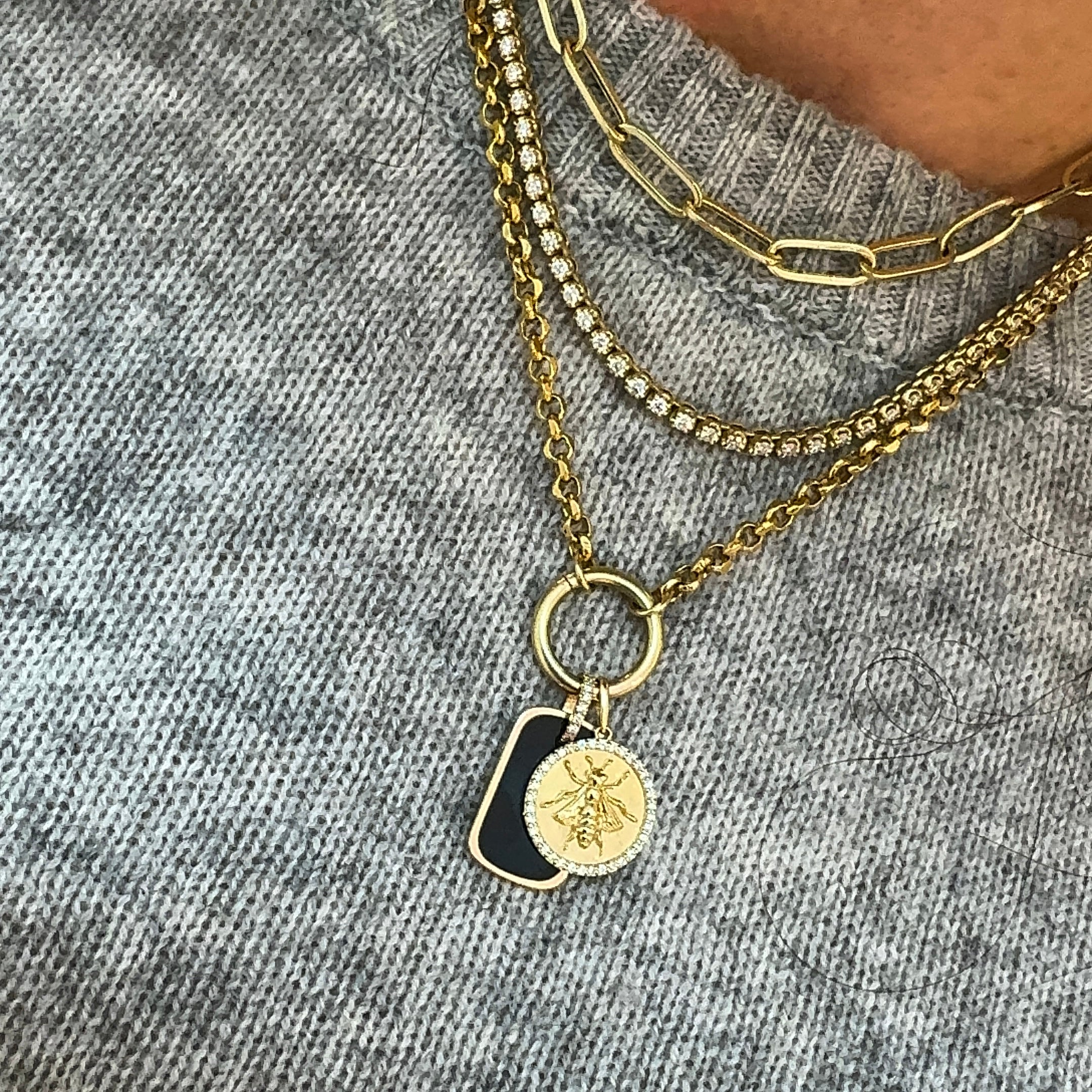 Diamond Cut Rolo Chain