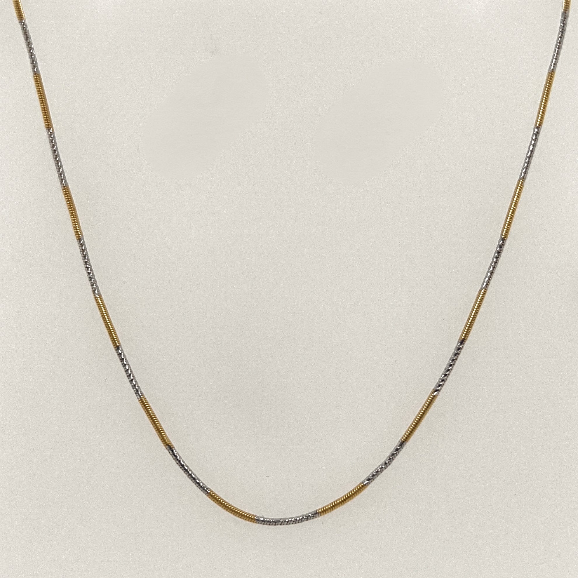 Two-Tone Snake Chain
