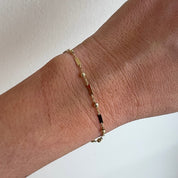 Bar & Bead Station Bracelet