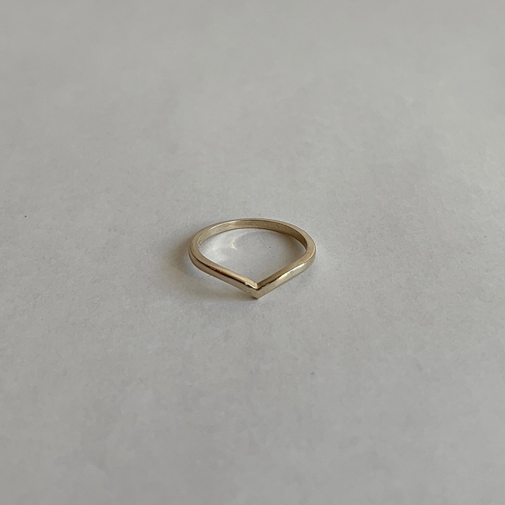 Chevron Stacker Ring