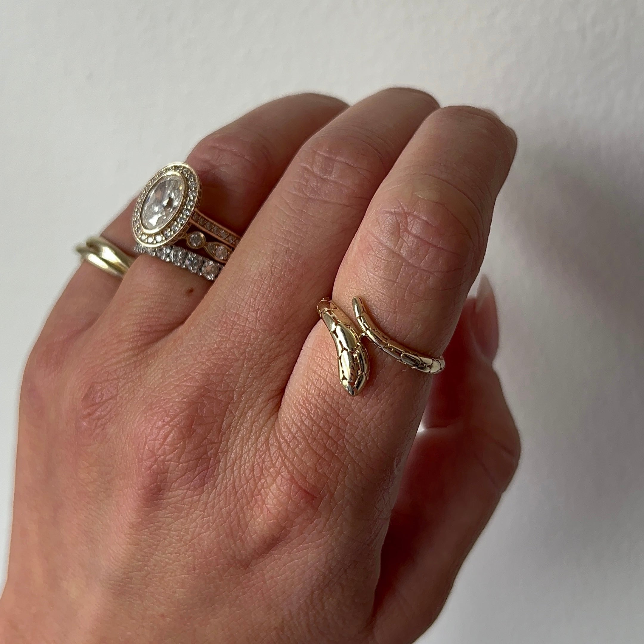 Rebirth Wrap Snake Ring