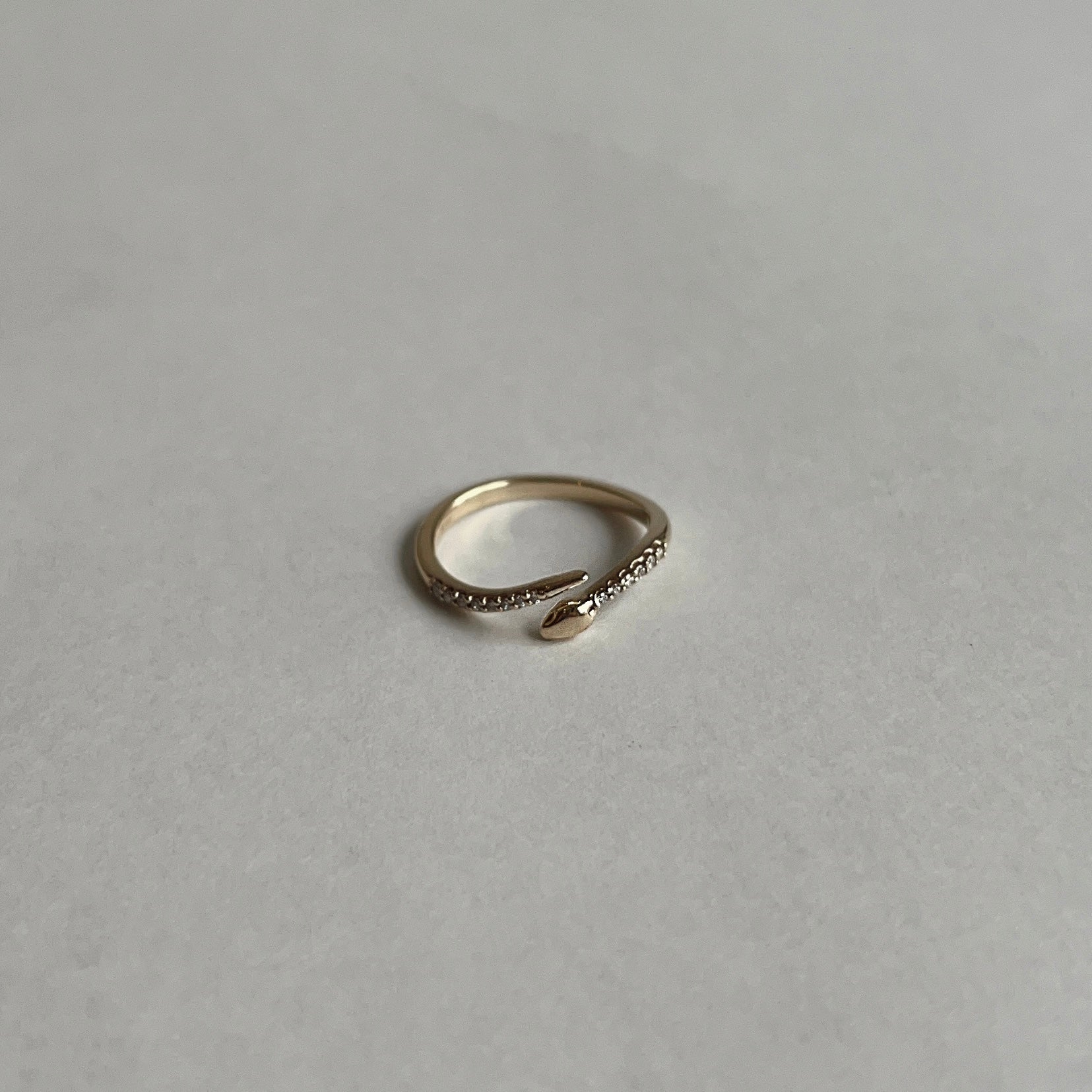 Diamond Serpent Ring