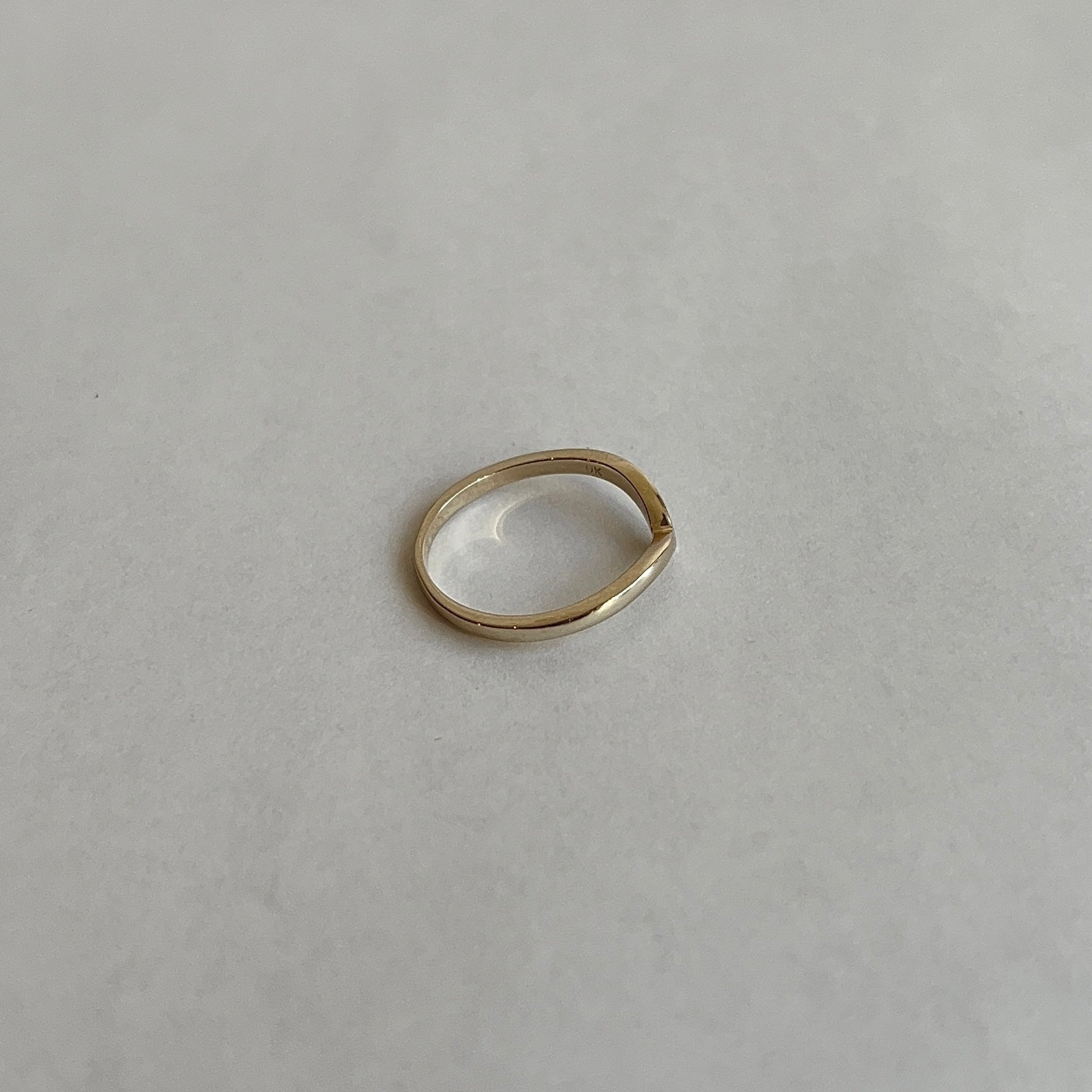 Chevron Stacker Ring