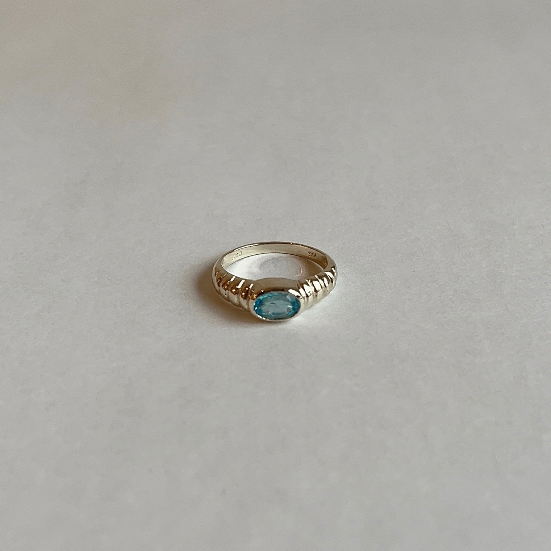 Gemstone Ripple Ring