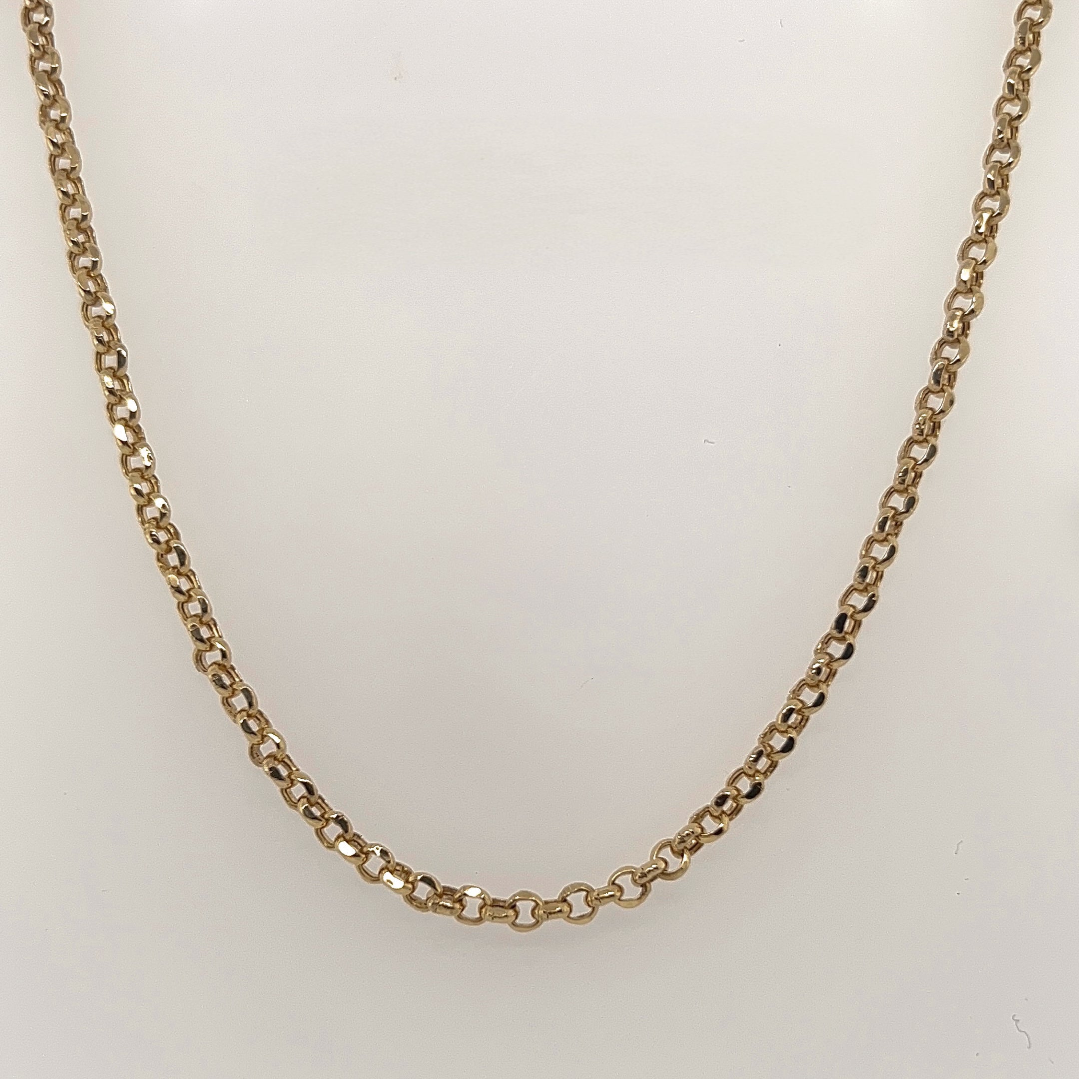 Diamond Cut Rolo Chain