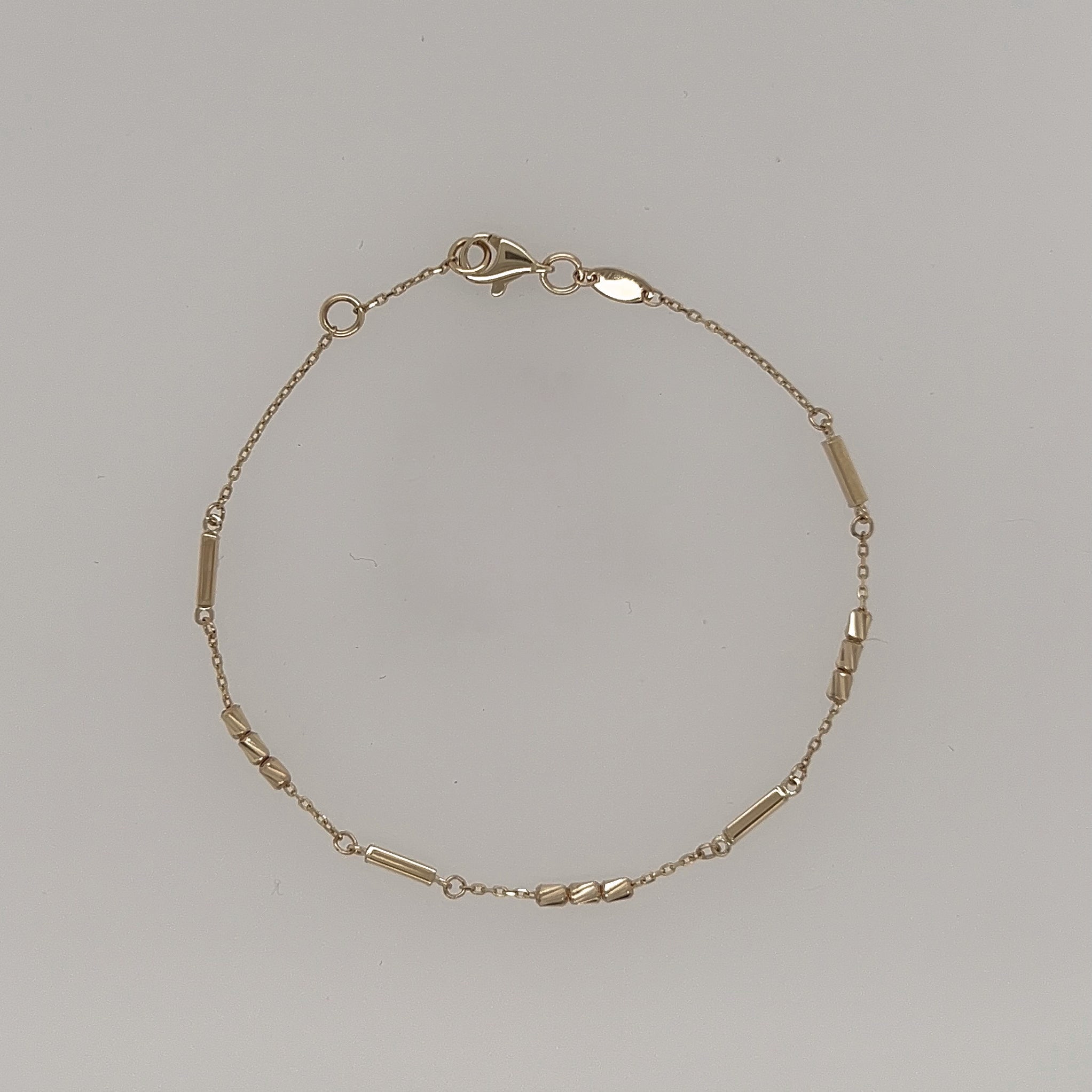 Triple Bead Chain Bracelet