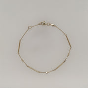 Bar Station Chain Bracelet