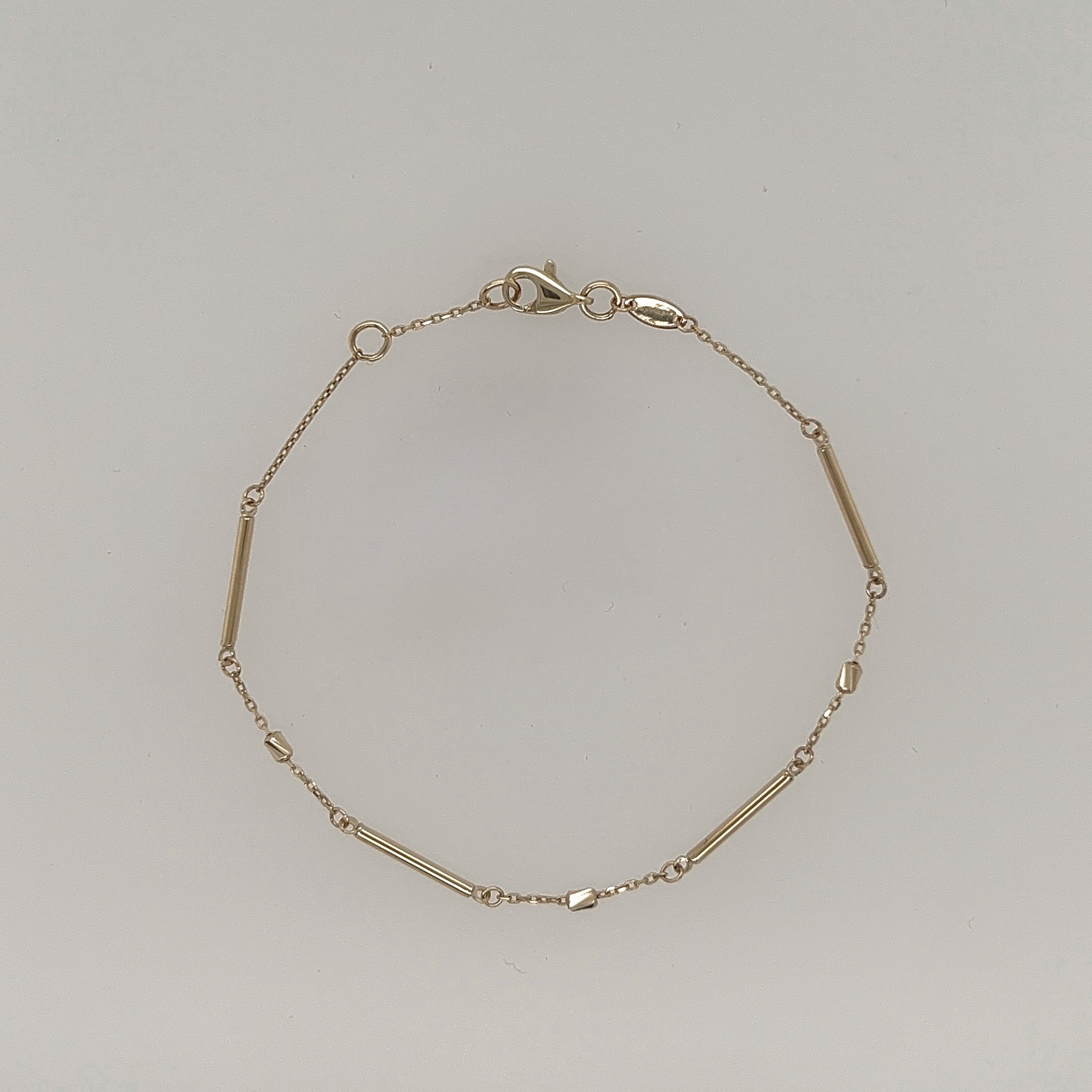 Bar Station Chain Bracelet