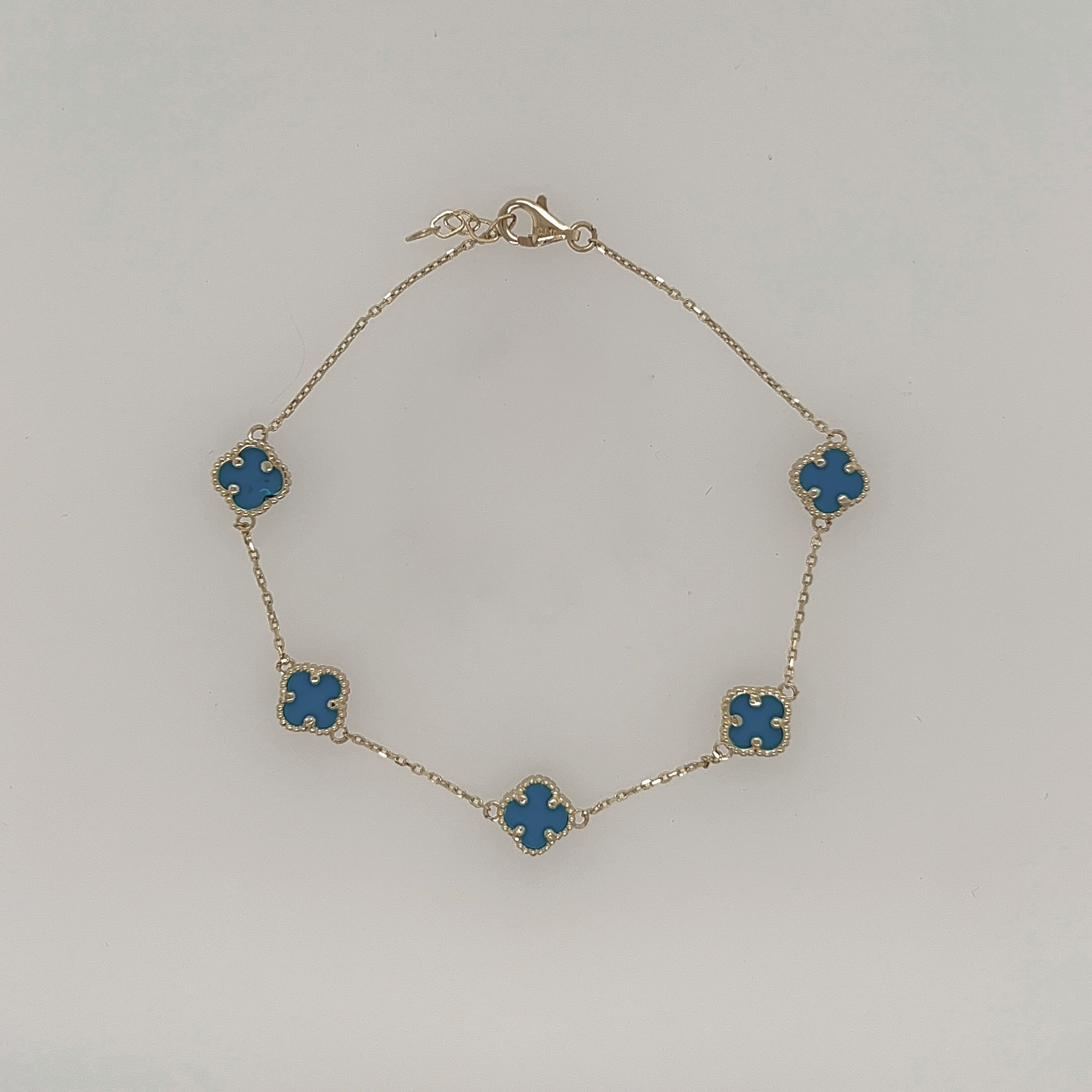 Clover Bracelet - Blue