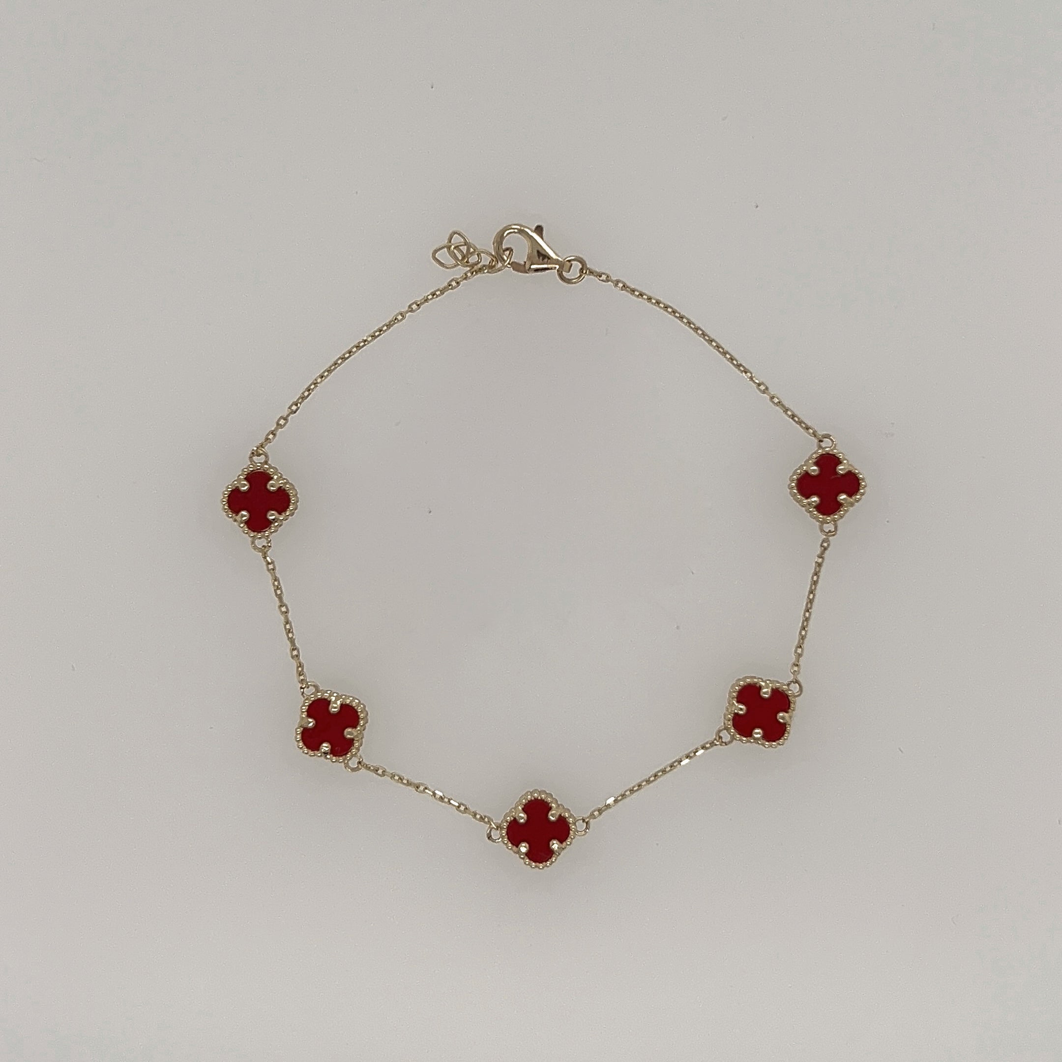 Clover Bracelet - Red