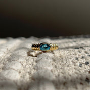 Gemstone Ripple Ring