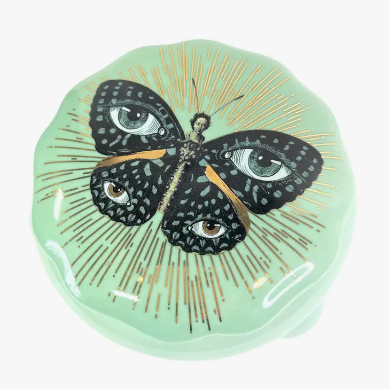 Madame Butterfly Ceramic Box