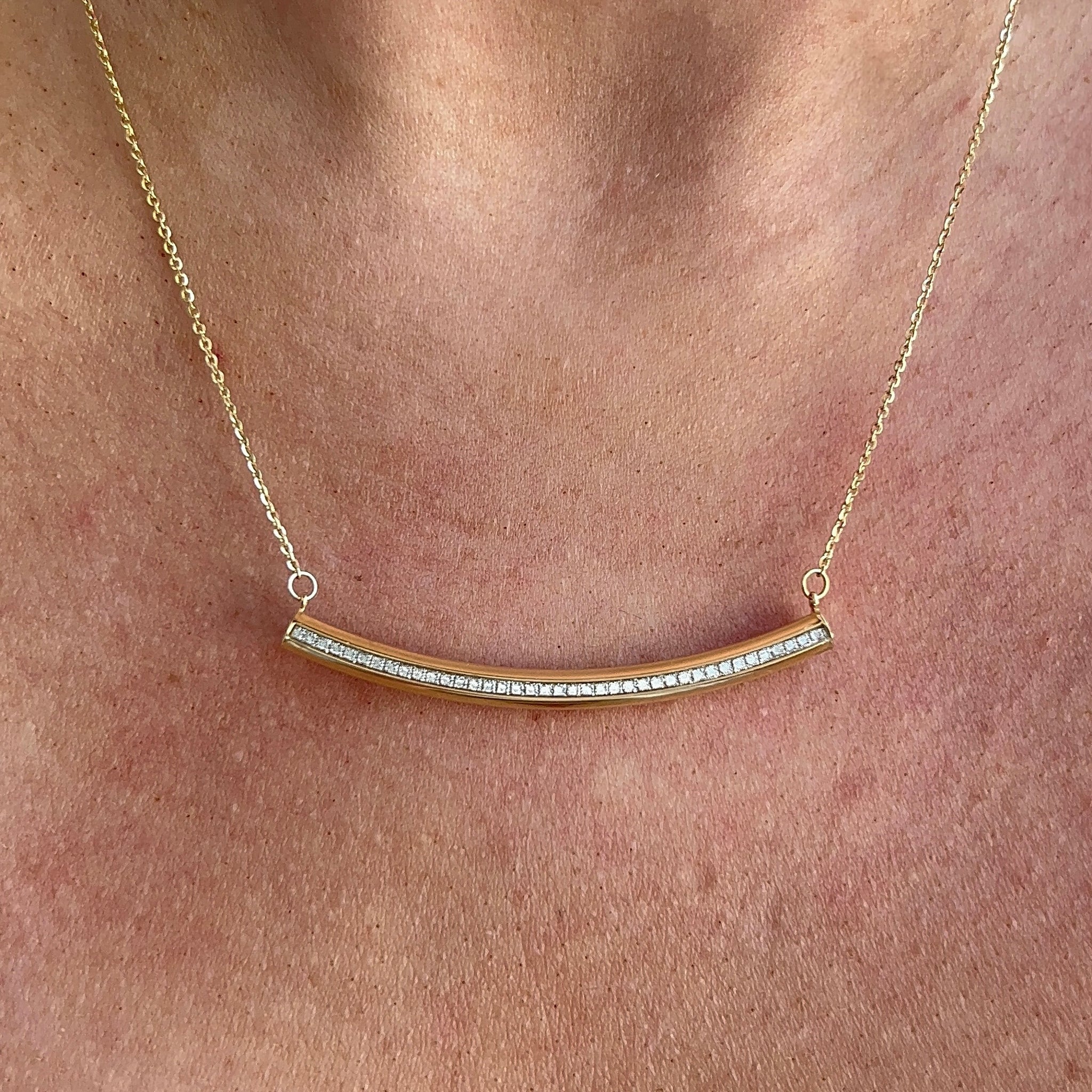 Between the Lines Bar Necklace
