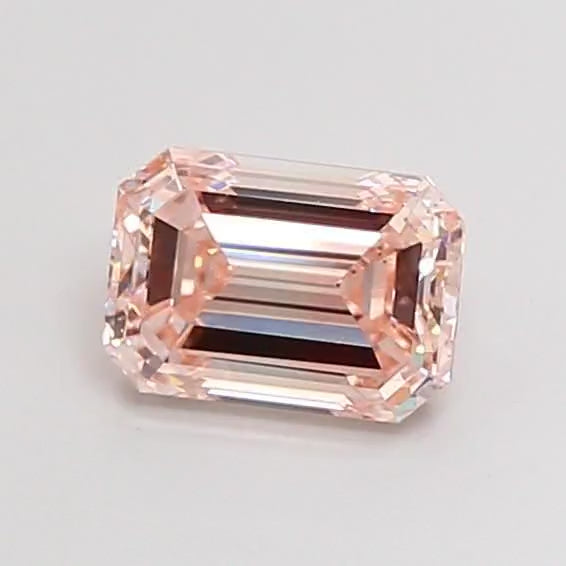 Lab Emerald 2.00 ct Fancy Light Brownish Pink VS2